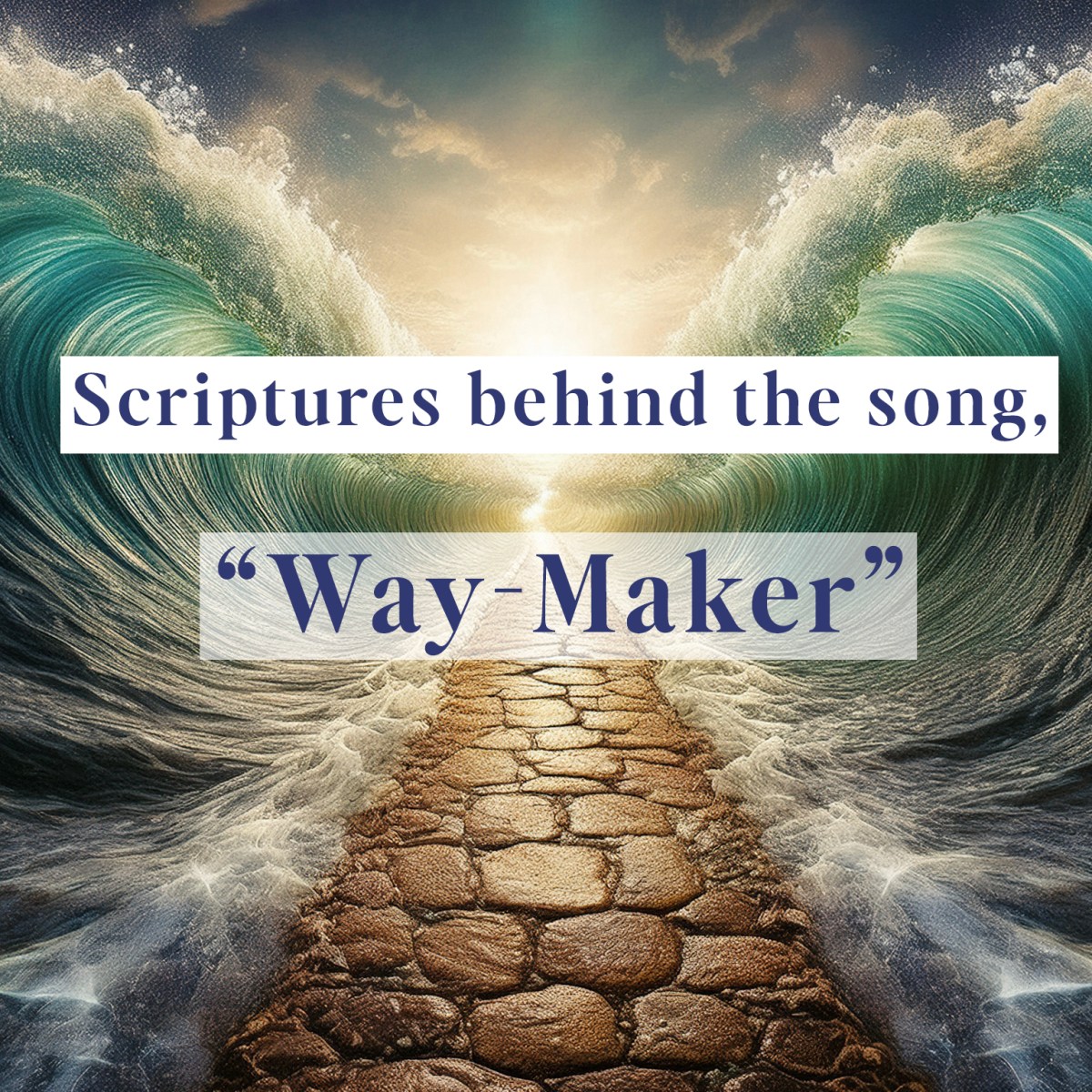 4: Scriptures behind the song, “Way-Maker” by Sinach